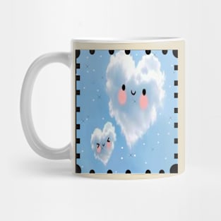 03-openwork cloud heart Mug